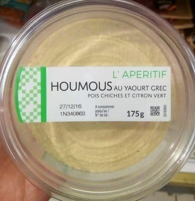 Houmous au yaourt grec
