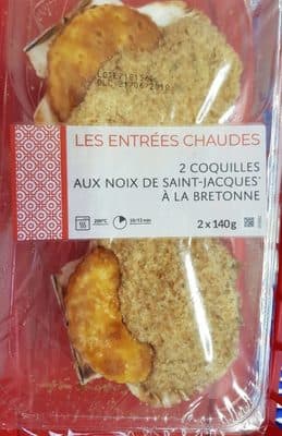 Coquilles Noix de St Jacques à la Bretonne