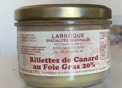 Rillettes de Canard au Foie Gras