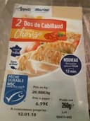 2 dos de cabillaud saveur chorizo