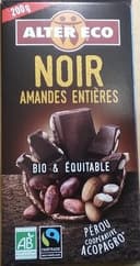 Alter eco Noir amandes entières