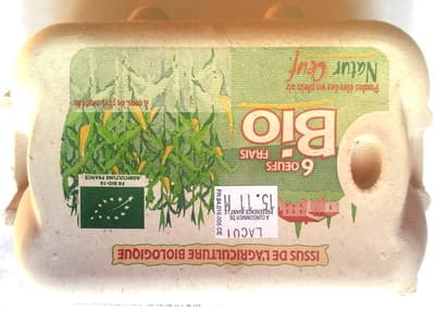 6 oeufs frais bio