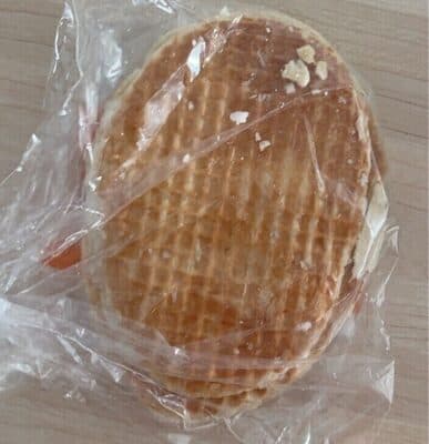 10 gauffres fourees saveur vanille