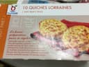 10 quiches lorraines aux oeufs frais