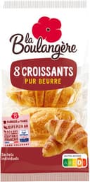 8 Croissants pur beurre 320g