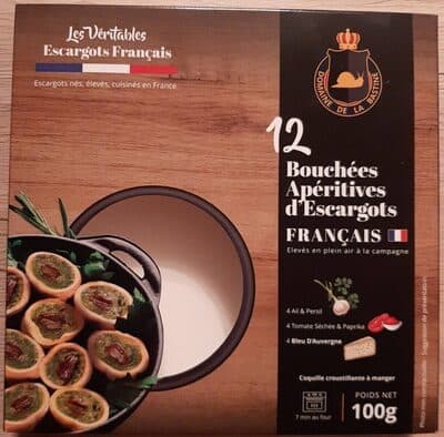 12 Bouchées Apéritives d'Escargots