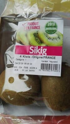 4 kiwis origine France