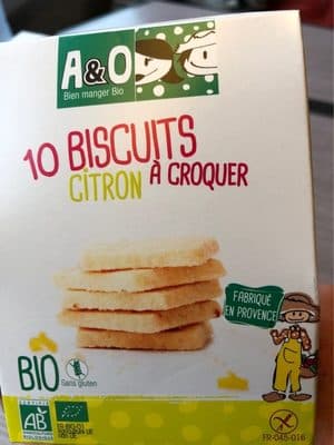 10 biscuits citron à croquer