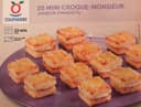 20 mini croque-monsieur jambon emmental