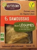 6 samoussas aux légumes