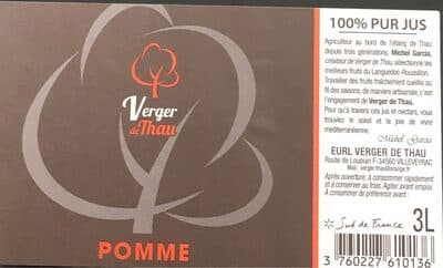 100 % pur jus pomme