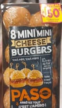 8 mini mini chesse burger