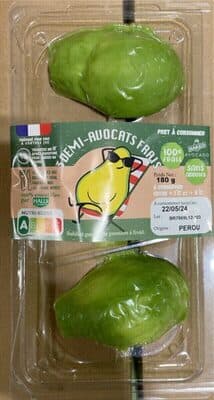 3 demi avocat frais