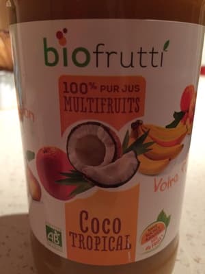 100 % pur jus multifruits Coco Tropical