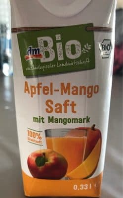 DM Bio Apfel-mango Saft Mit Mangomark