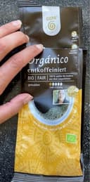 Kaffee Orgánico entkoffeiniert gemahlen