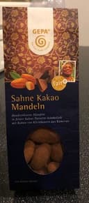 Sahne Kakao Mandeln