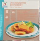 20 croquettes de poisson