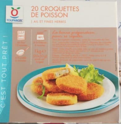 20 croquettes de poisson