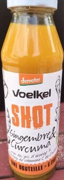 Shot gingembre et curcuma