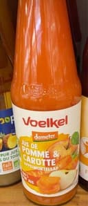 Jus de pomme carotte