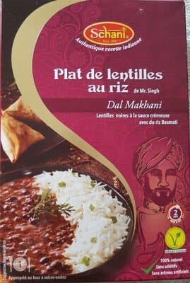 Dal Makhani - Plat de lentilles au riz