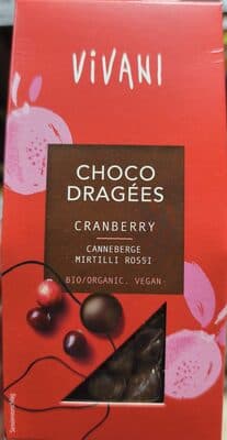 Choco Dragee cranberry