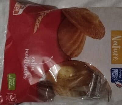 Madeleines coquilles Nature