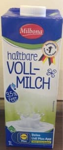 Haltbare Vollmilch