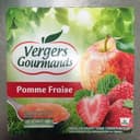 Dessert de fruits pomme fraise