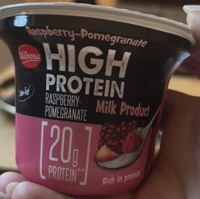 High protein Raspberry-Pomegranate