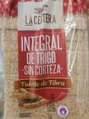 Pan integral de trigo sin corteza