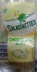 Chou blanc émincé