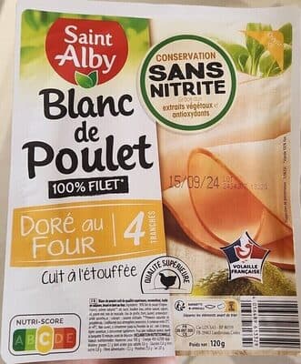 Blanc de poulet sans nitrite