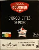 Brochette de porc
