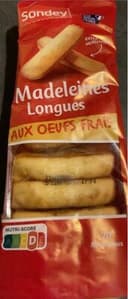 Madeleines longues