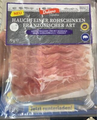 Hauchfeiner Rohschinken