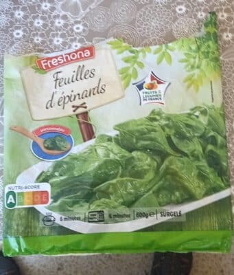 Feuilles d'épinards