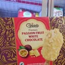 Helado fruta de la pasión y chocolate blanco