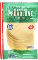 Deli Sliced Non-Smoked Provolone Cheese