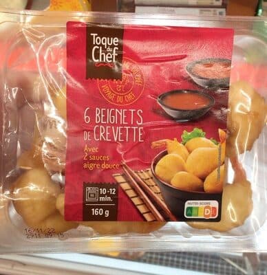 6 Beignets de crevette avec sauces aigre douce