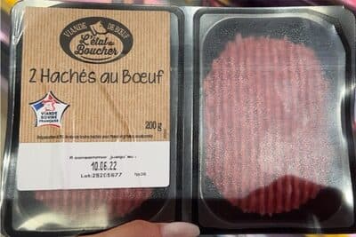 2 haché au boeuf