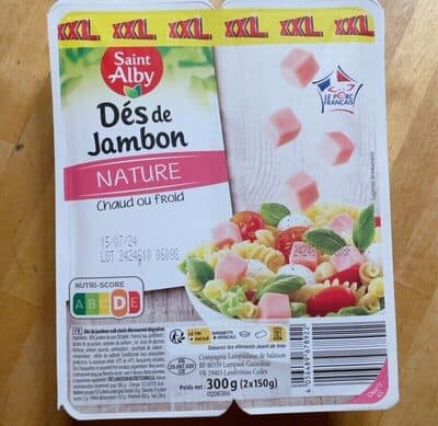 Dés de Jambon Nature