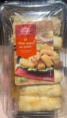 12 mini nems au poulet