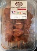 6 Brochettes de poulet marinées Paprika