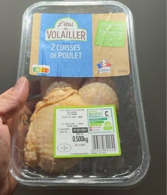 2 cuisses de poulet
