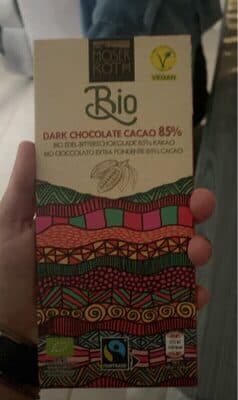 Dark chocolate cacao 85