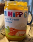 Bio Reis mit Karotten und Bio-Pute
