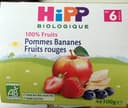 100% Fruits Pommes Bananes Fruits Rouges