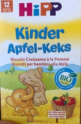 Biscuits Croissance a la Pomme